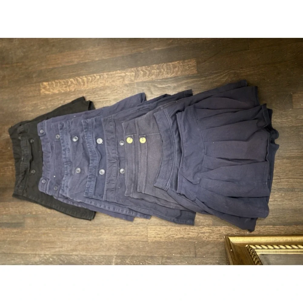 Girls School Uniform Skirt Lot 18 Children's Place French Toast Old Navy 10/12